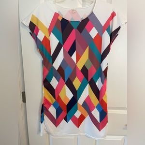 Geometric mini dress